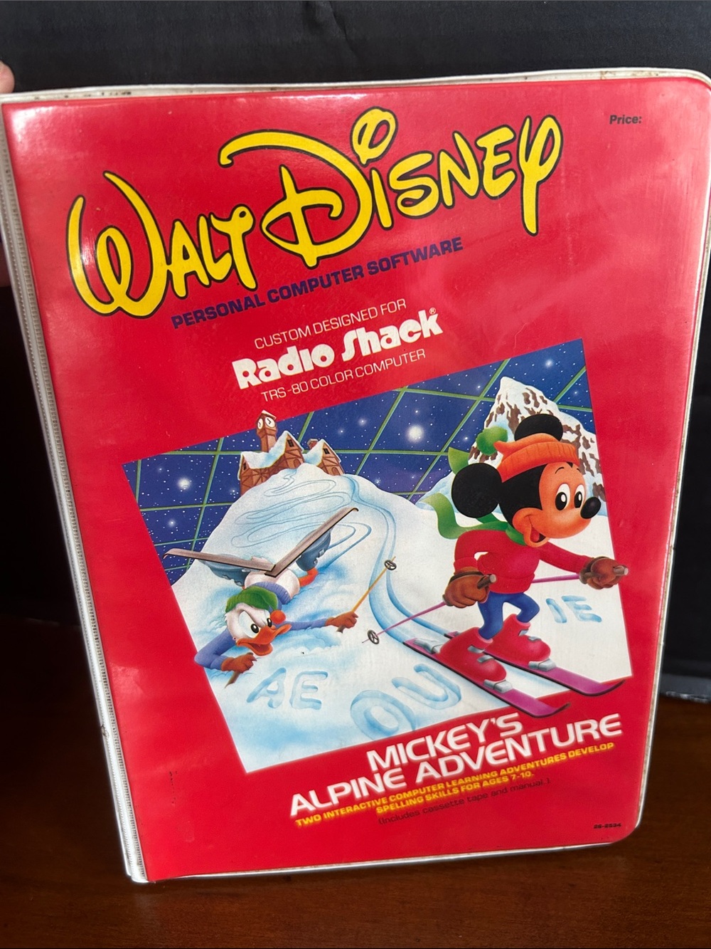 Disney 1983 Mickey's Alpine Adventure Vintage Personal Computer Software